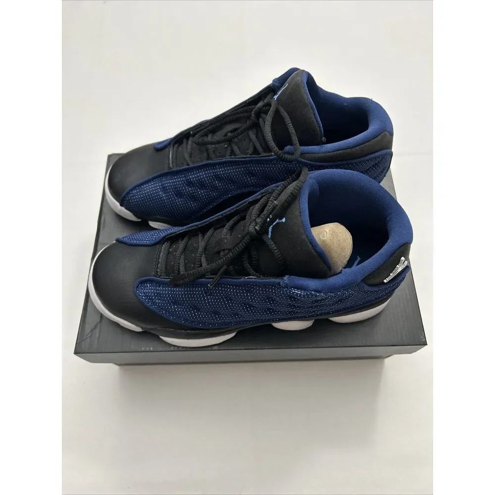 Nike Men 6.5 AIR JORDAN 13 Retro Low BG‎ BLUE BLACK 2932